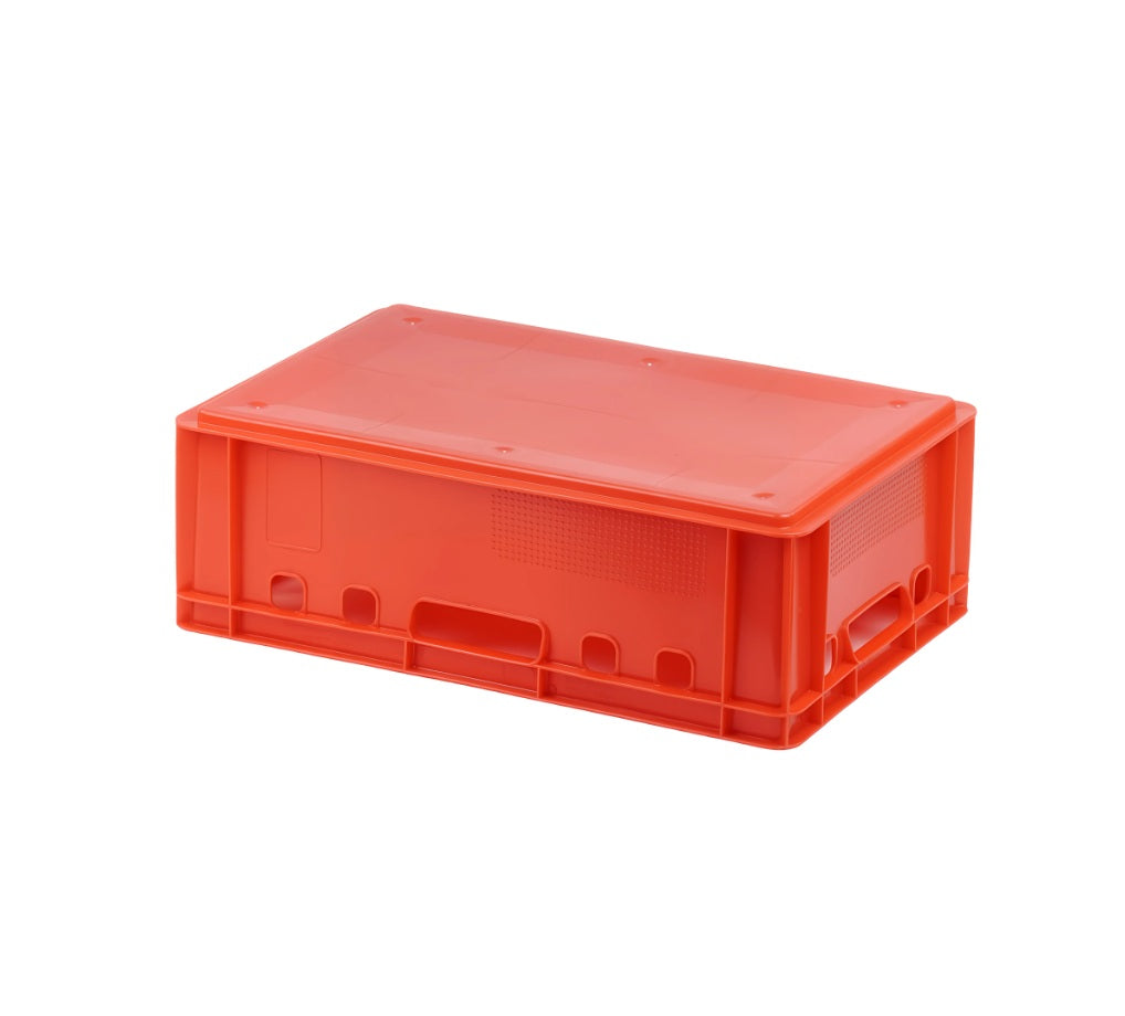 Scatola E2, plastica, rossa, 600x400x200 mm, scatola Euro E2