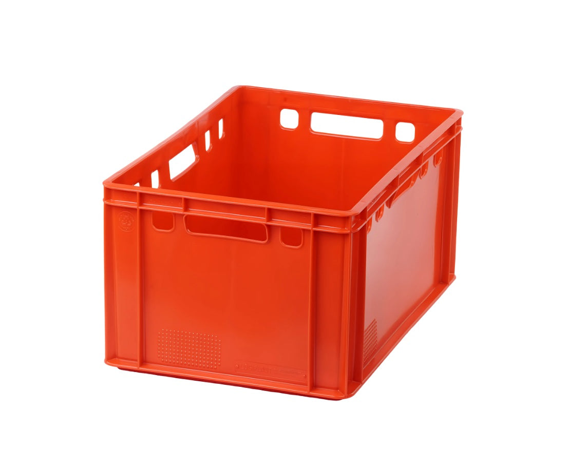 E3 Kiste, Kunststoff, rot, 600x400x300 mm, Eurokasten E3