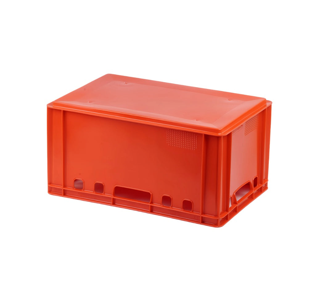 Scatola E3, plastica, rossa, 600x400x300 mm, scatola Euro E3