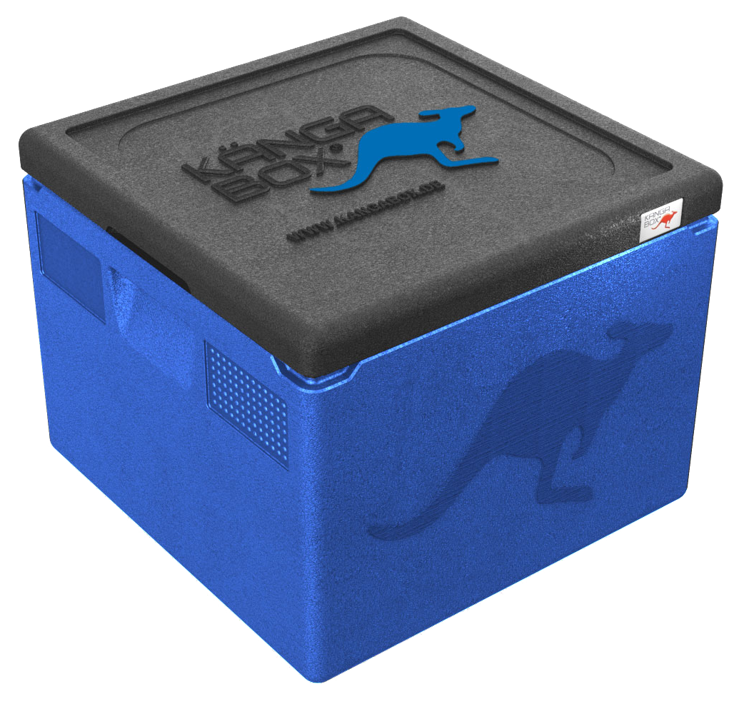 Kängabox Easy blau