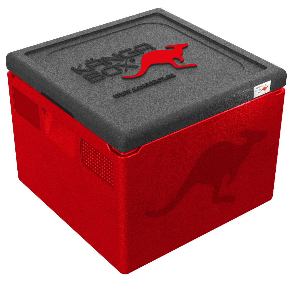 Kängabox Easy rot