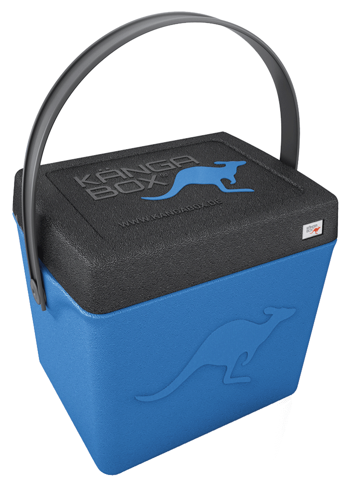 Kängabox Trip blau