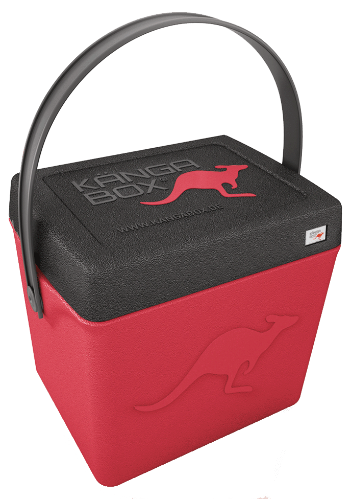 Kängabox Trip rot