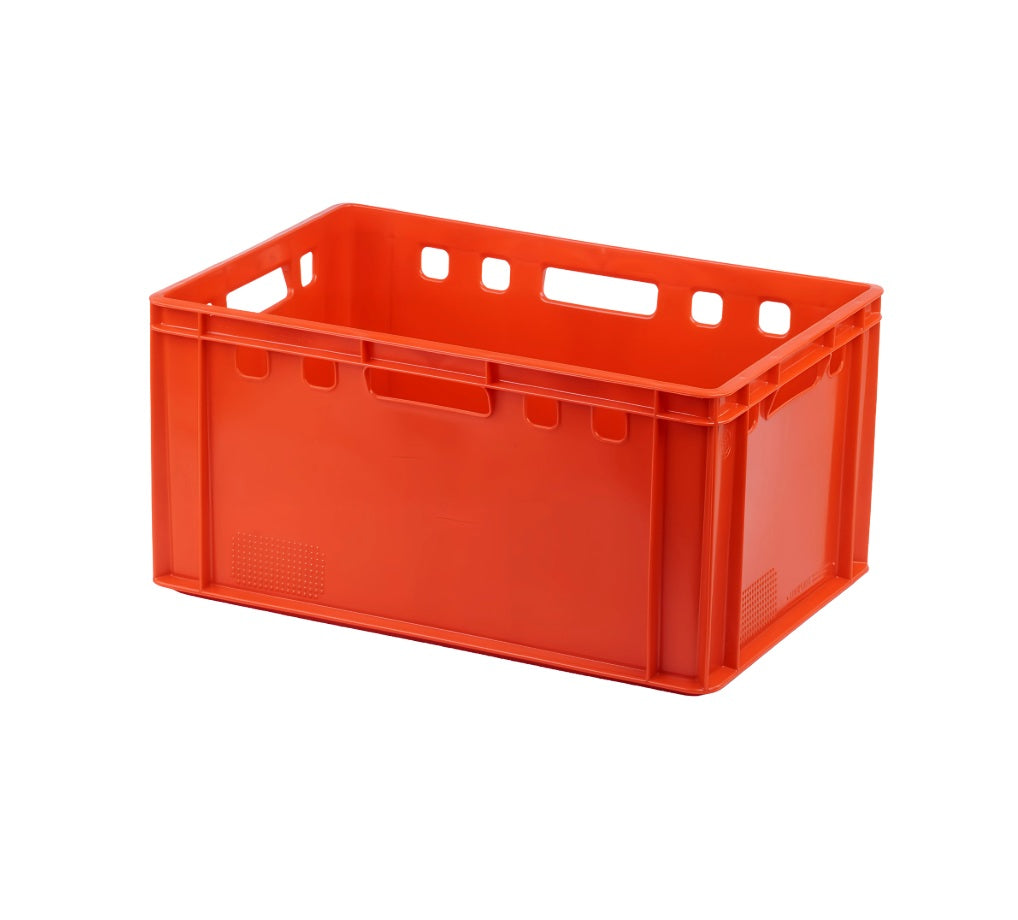E3 box, plastic, red, 600x400x300 mm, Eurobox E3